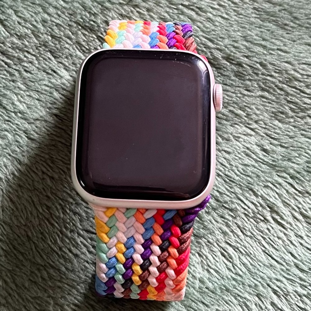 Apple Pride Edition Braided Solo Loop Band for Apple Watch
